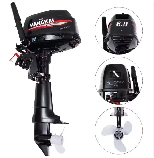 

2 Stroke 6HP Water Cooling Outboard Fuel Outboards Single Cylinder Engine Propeller Type