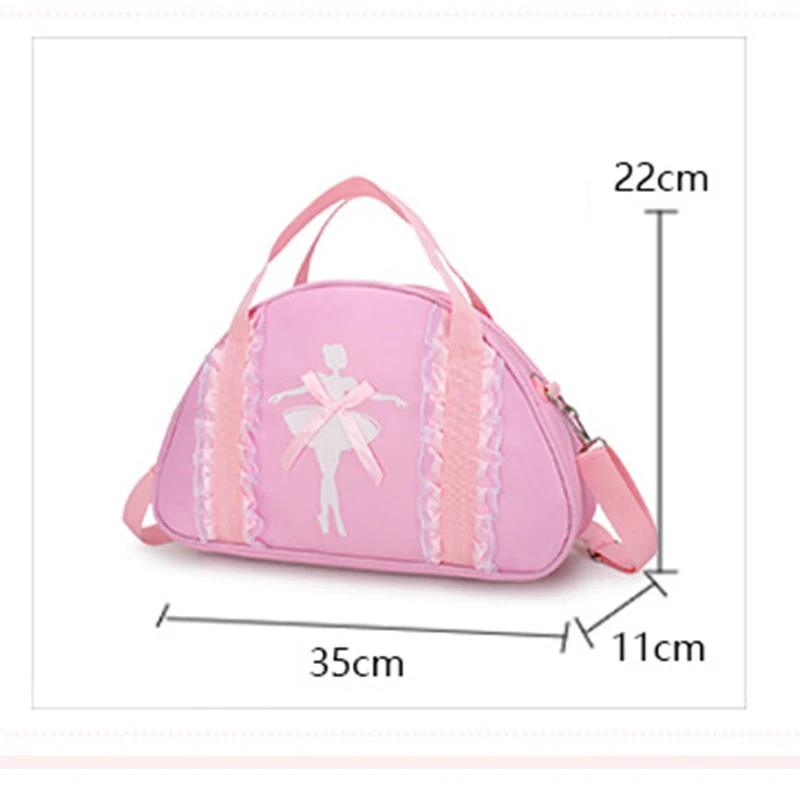 Bolsas deportivas de gimnasio para niños y niñas, zapatos de baile de Bolsillo grande, Bolsas de hombro de entrenamiento, mochila de Ballet, bolso de disfraz