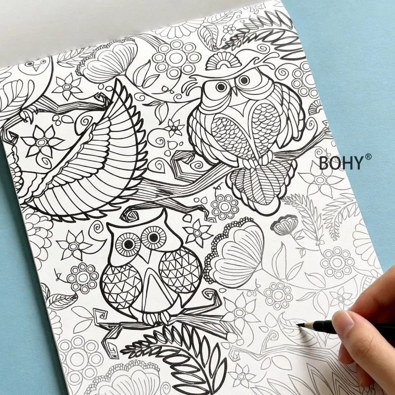 1 Adult Stress Relieving and Soothing Coloring Picture Book, Including Theme Exquisite Drafts 24 Pages, Wonderful Holiday Gifts