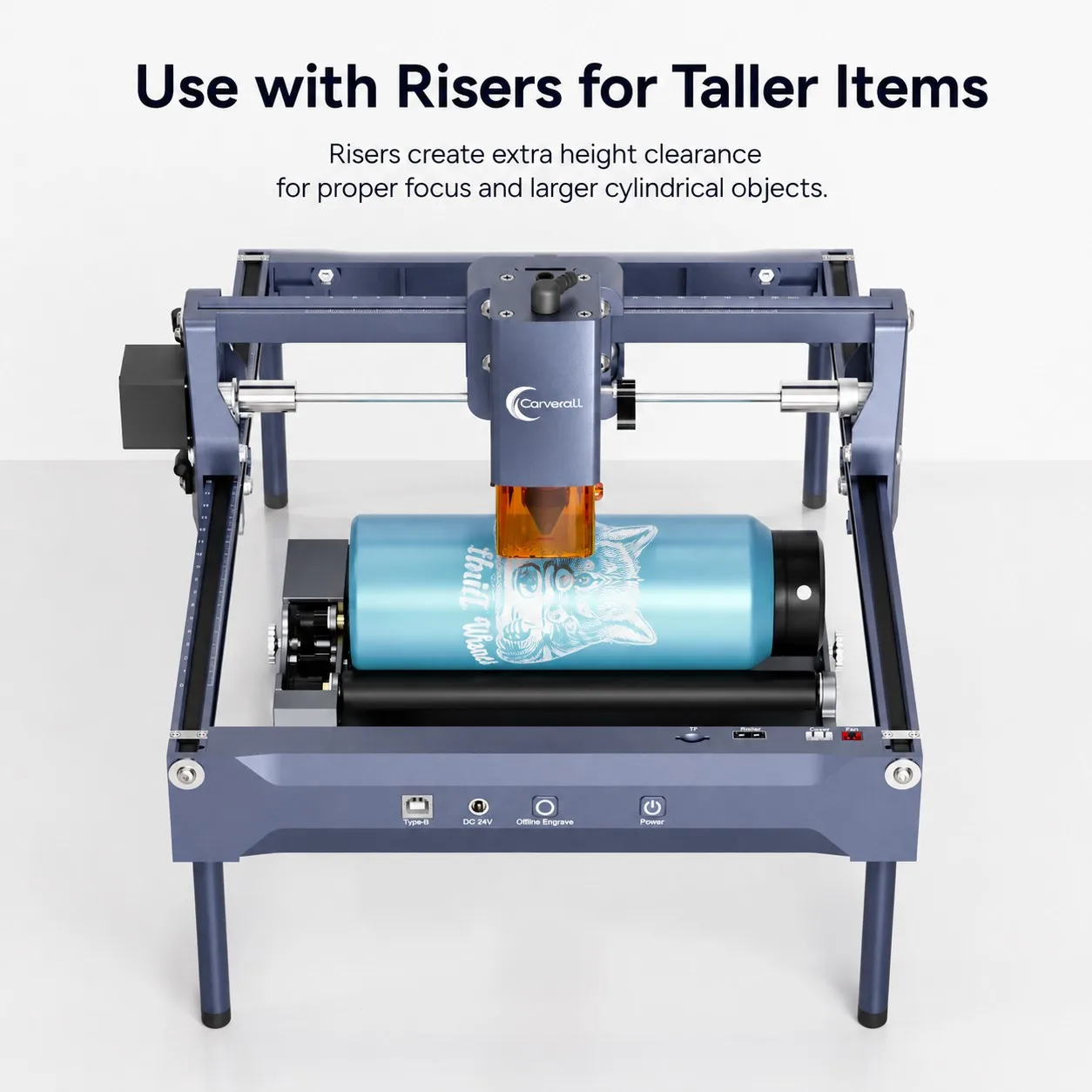 Carverall K15 Pro Lasergravurmaschine 7W 12W mit Luftunterstützung Wabenrotor 1W 1064nm IR WiFi USB App LightBurn Kompatibel – Detail 22