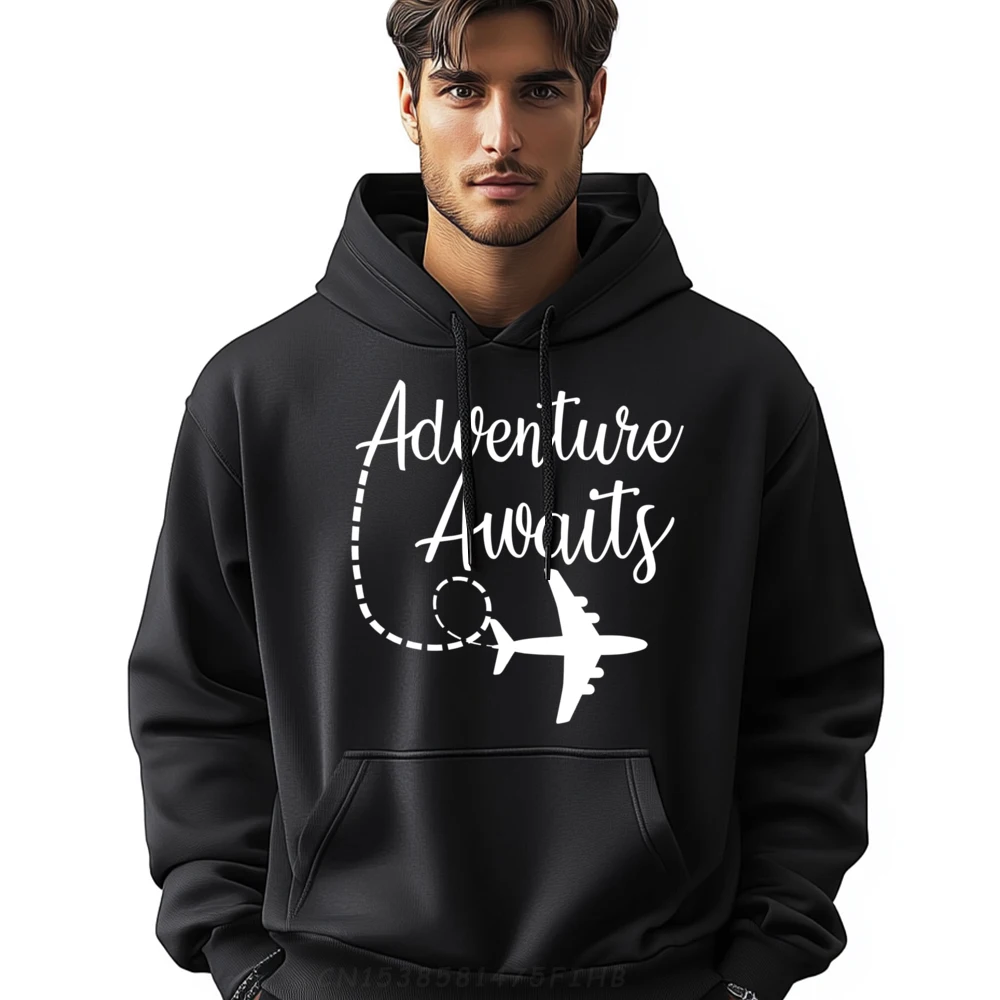 

Airplane Traveling Adventure Vacation Oversized Hoodies Luxury Brand Geek New In Hoodies & Sweatshirts Long Sleeve