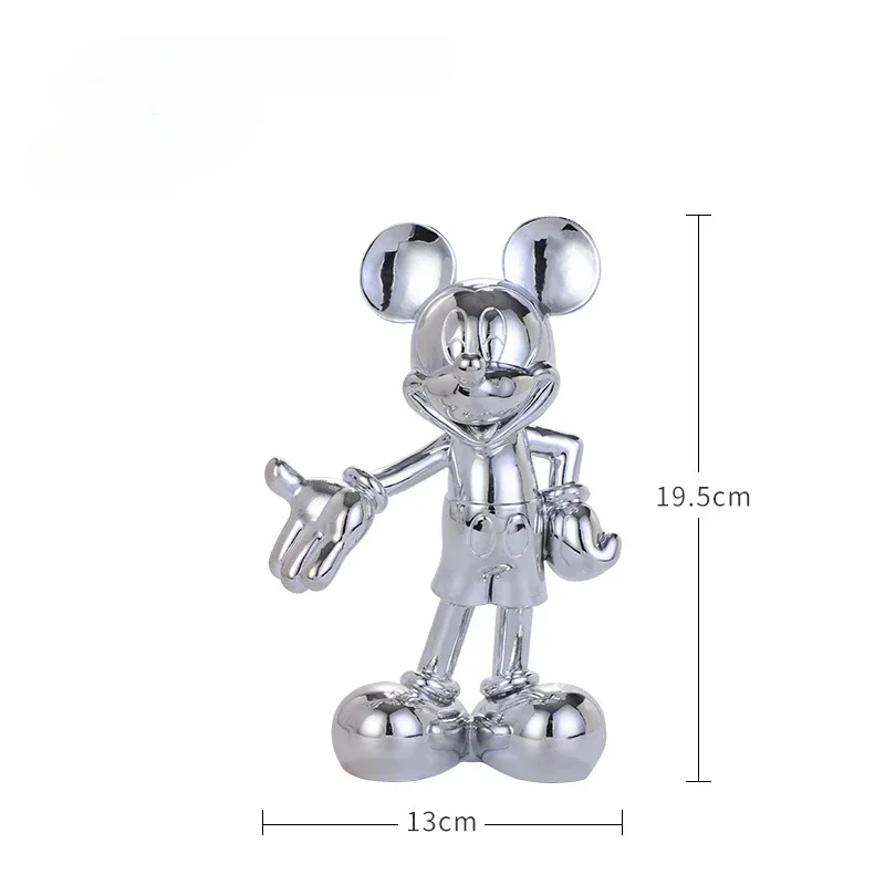 Statue de Dessin Animé Disney en Résine Plaquée, Sculpture de Geste de Bienvenue, Ornements de Décor