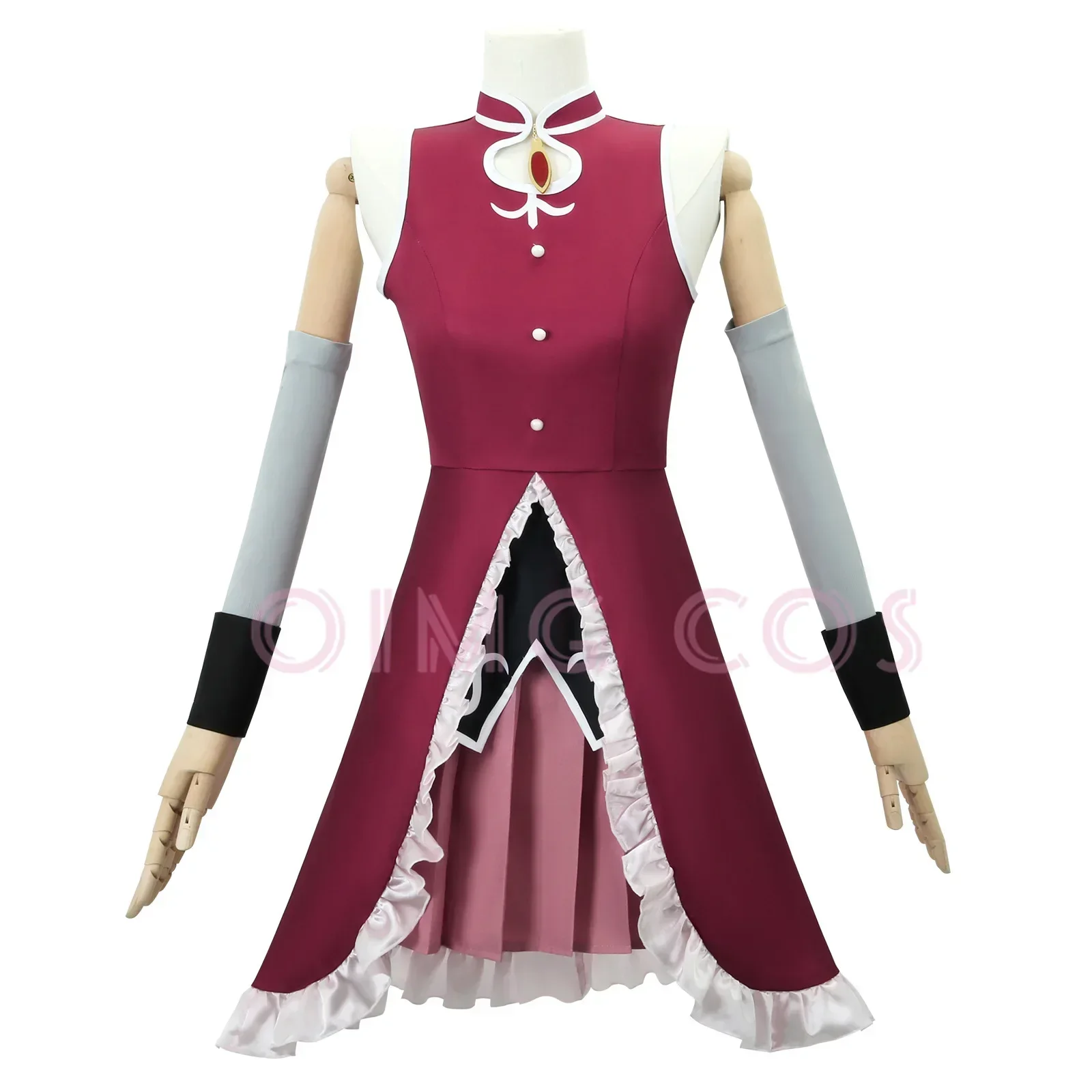 Puella Magi Madoka Magica Sakura Kyouko Costumi Cosplay Anime di Halloween per donne