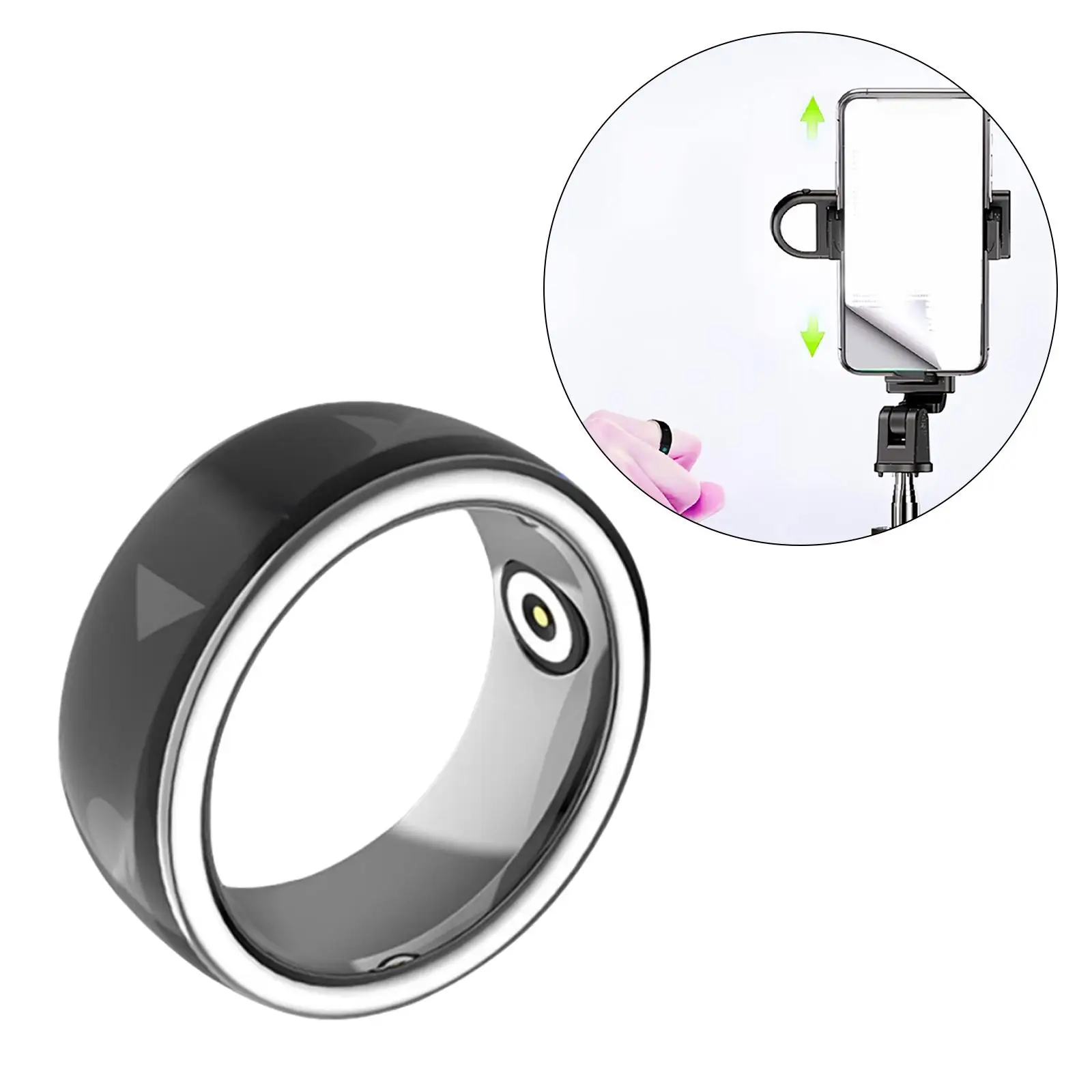 Multifuncional Scrolling Ring com controle remoto, inteligente