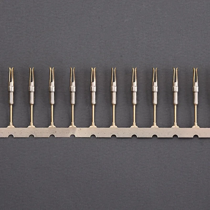 50pcs/set Tinned Brass Nixie/VFD Durable Tube Socket Pins 1.0mm Gold Plated IN-12 IN-18 IN-8 QS30-1 Fluorescent Tube Nixie Tube