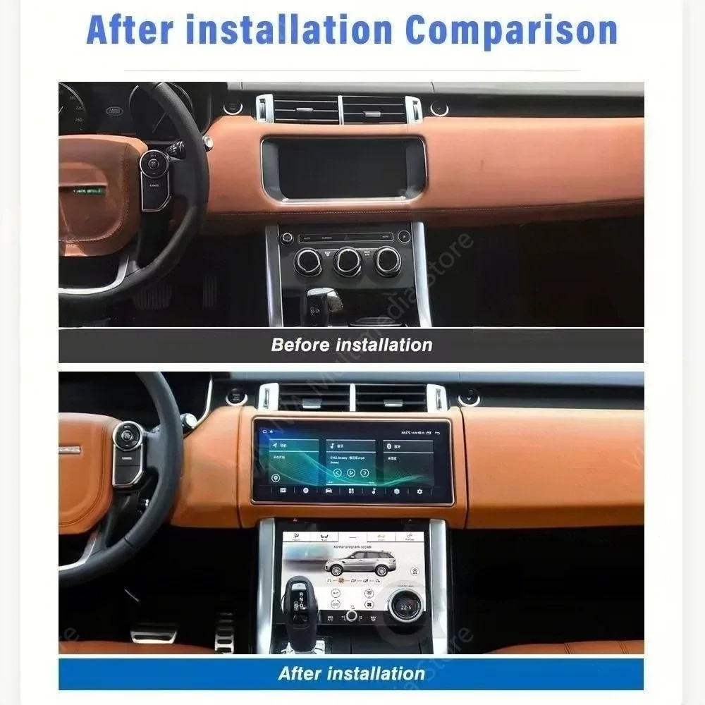 128G Car Radio Wireless Carplay For Land Range Rover Vogue L405 Sport L494 2013-2017 Car Auto Multimedia Video Player GPS Naviga