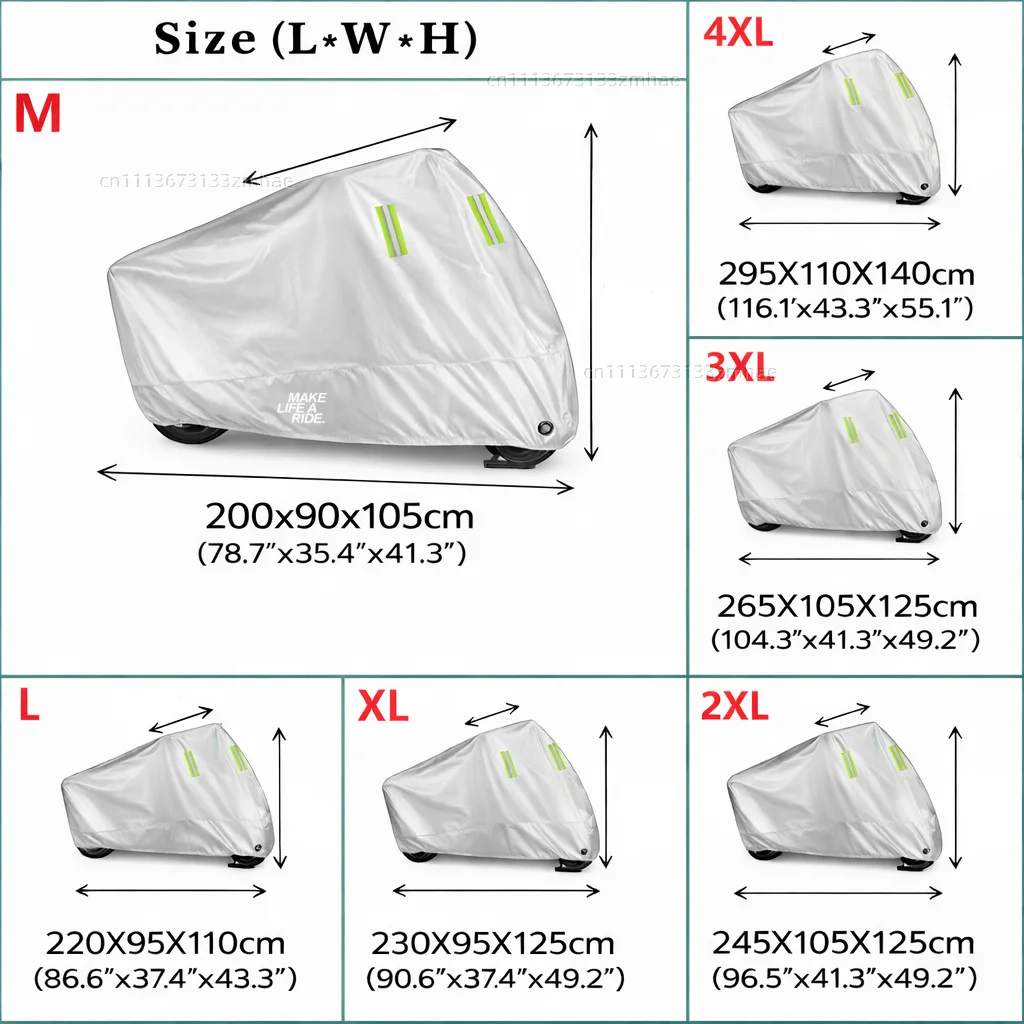 For BMW R1200GS R1250GS R 1200GS R1250 GS R 1250 LC ADV Motorcycle Cover Waterproof UV Protective All Weather Cover