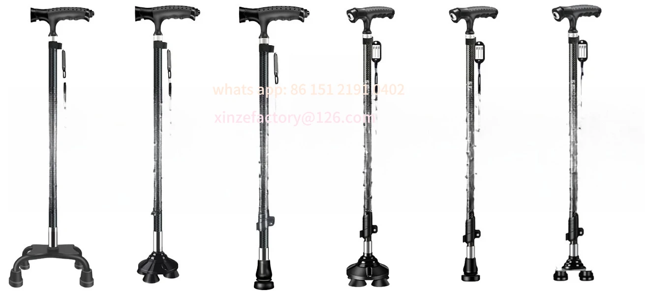 

Customizable Ultra-light fiber crutches, height adjustable, mobility aids for the elderly/disabled