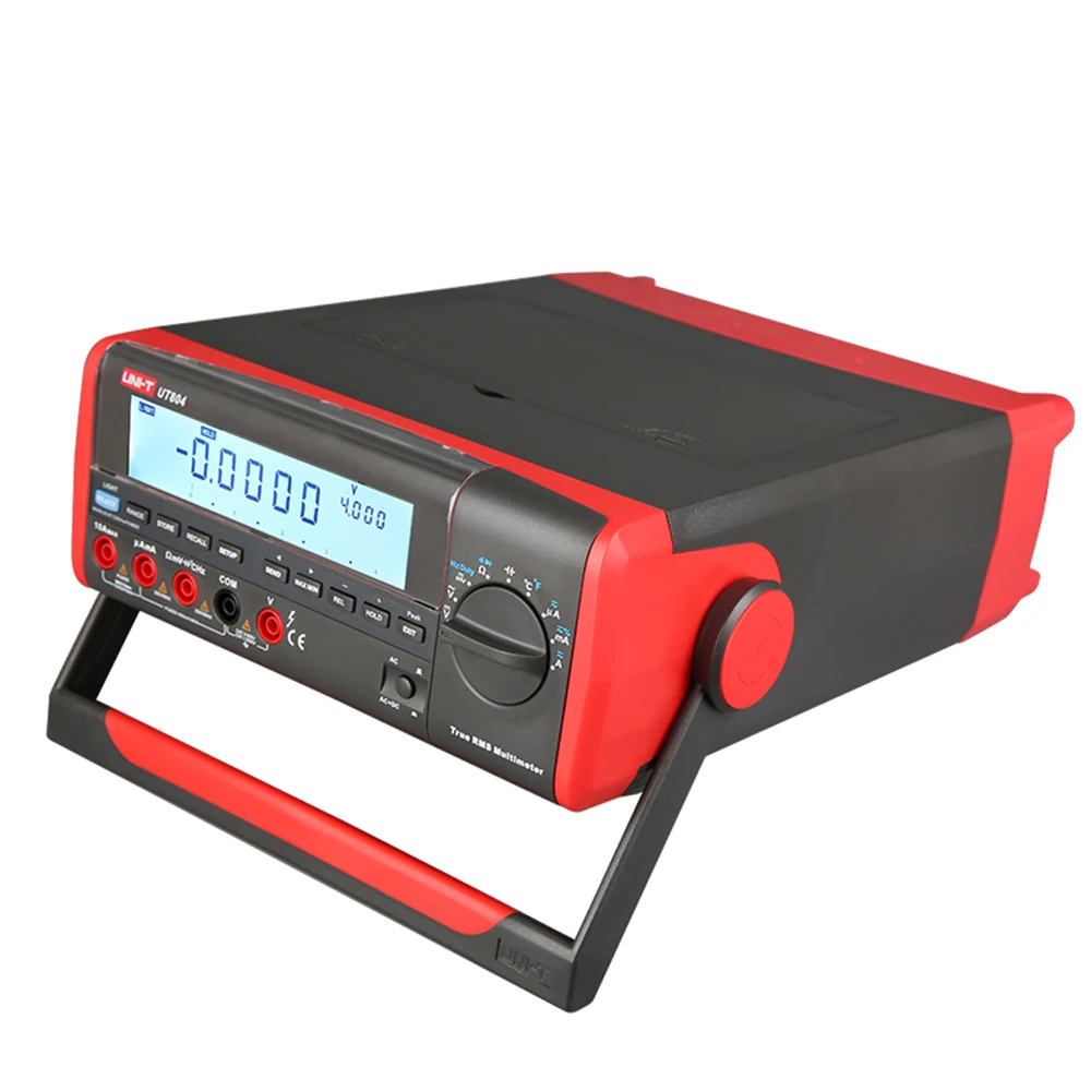 Multimètre de Table à True Rms, fonction AC + DC UT804, Instrument de mesure électronique, résolution de lecture, unité de fréquence, multimètre
