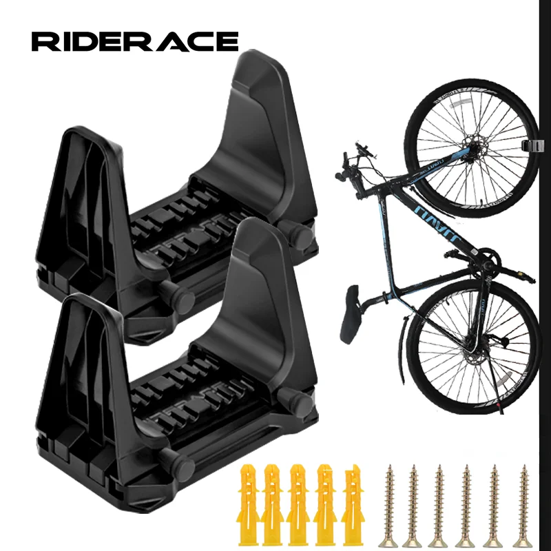 1/2Pcs Bicycle Parking Buckle Adjustable MTB Road Bike Wall Holder Hanger Cycling Storage Fixed Hanging Holder Support Bracket