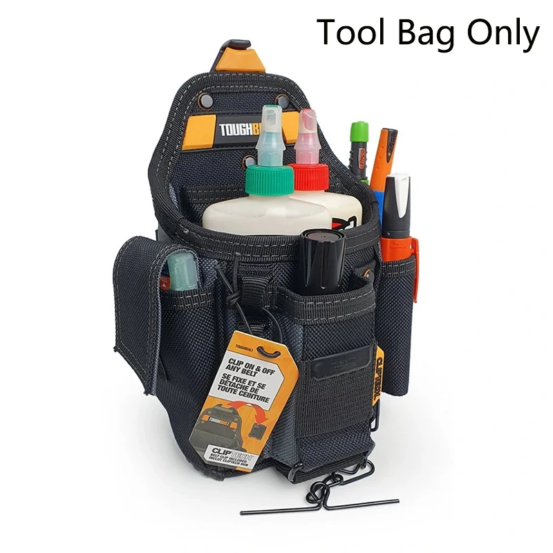 TOUGHBUILT TB-CT-34 Small Electrician Pouch Adjustable 13 Pockets With Rugged 6-Layer Construction Storage Toolkit