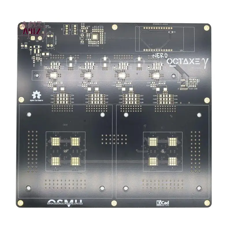 A41Z-For Nerdoctaxe 9.6TH/S PCB Board Open Source Gold-Plated PCB Board For Miner Nerdoctaxe 9.6TH/S