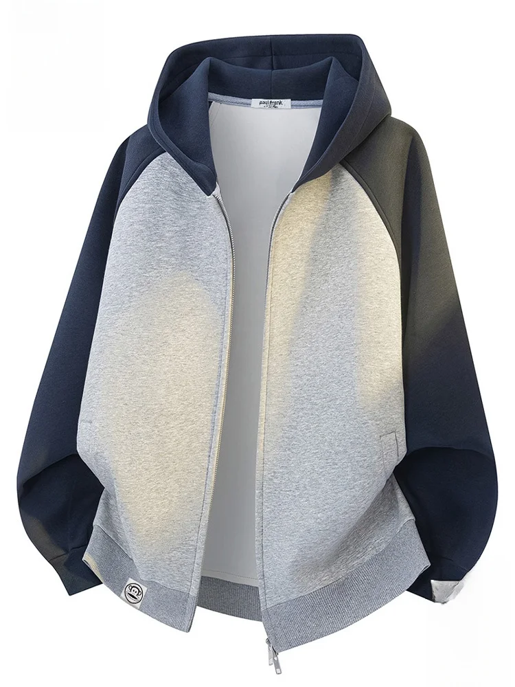 

PaulFrank Men's Loose Fit Long Sve Hoodie Casual Comfortable Polyester Blend Autumn Jaet Faionable Streetwear