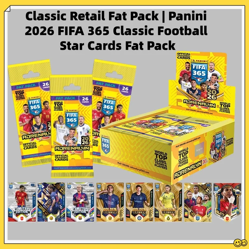 

2026 Season Panini FIFA 365 Adrenalyn XL WORLD TOP CLUBS TEAMS PLAYERS Trading Collection Card Fan Gift