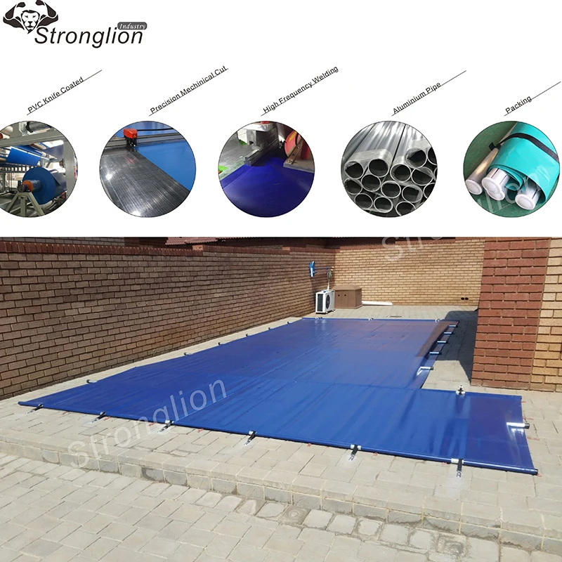Factory Supply Swimming Pool Cover with Aluminum Pipe
