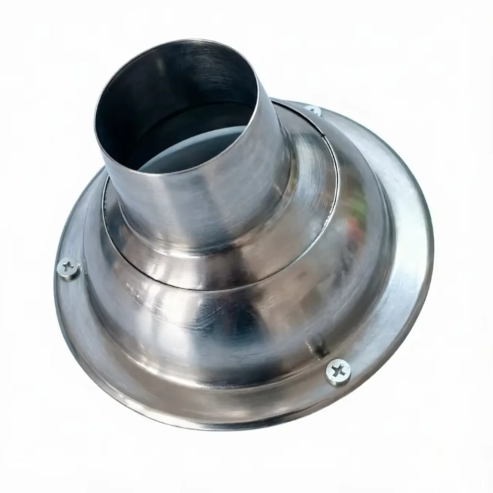 Adjustable 304 Stainless Steel Air Shower Nozzle 360° Rotatable Wind Nozzle for Cleanroom Air Shower Room