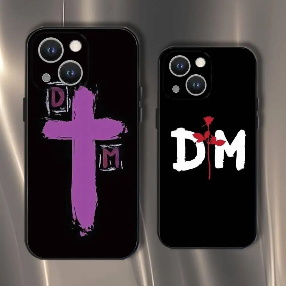 

Depeche Mode Rock Band Phone Case For iPhone 16,15,14,13,12,11,Pro,XS,Max,XR,Plus,E,SE4,Mini Black Soft Cover