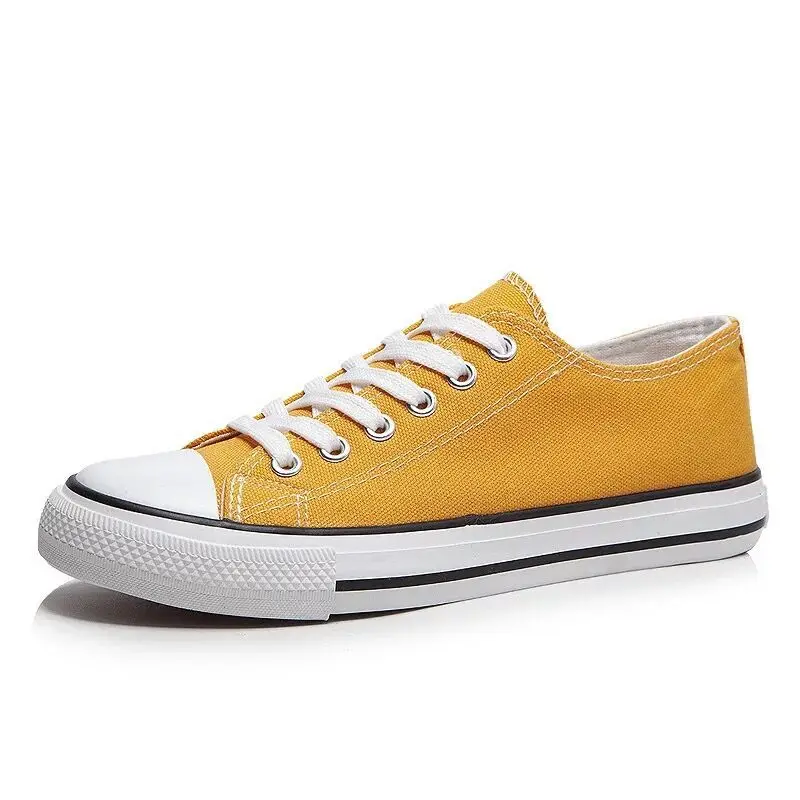 Women Canvas Flat Shoes New Summer Fashion Breathable Women Running Casual Thick Soled Low Top Wear Resistant Sports Shoes