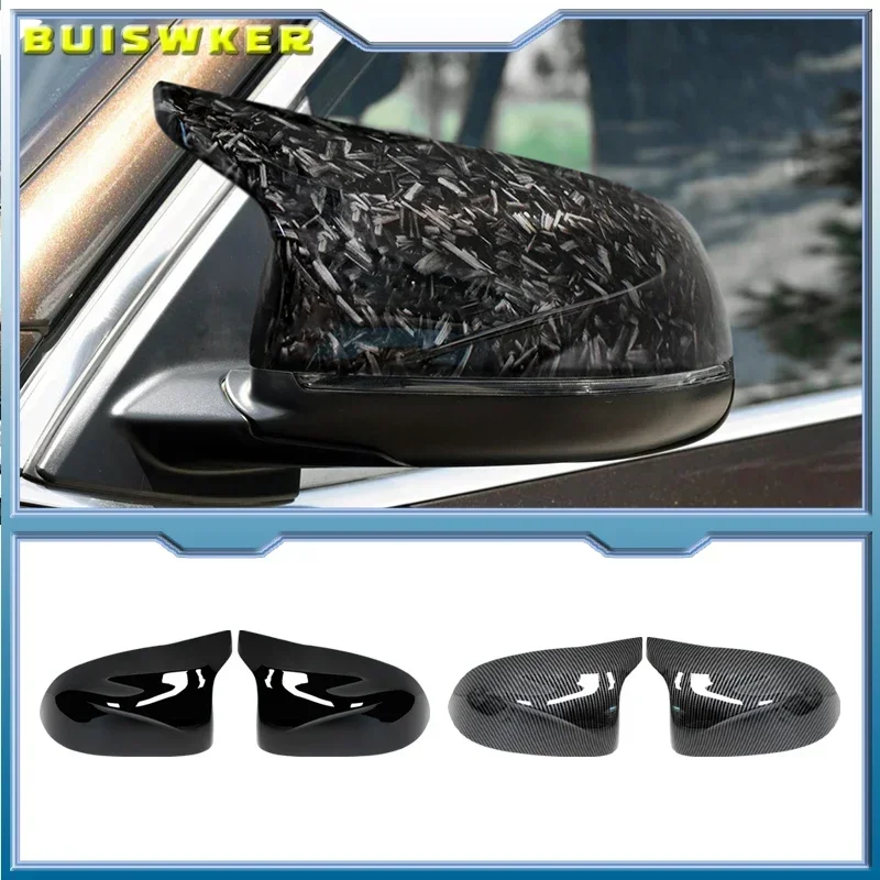 Para BMW F15 X5 F16 X6 F25 X3 F26 X4 2014 2015 2016 2017 2018 Peças de Estilo Automotivo Capa de Espelho Retrovisor Lateral M Style