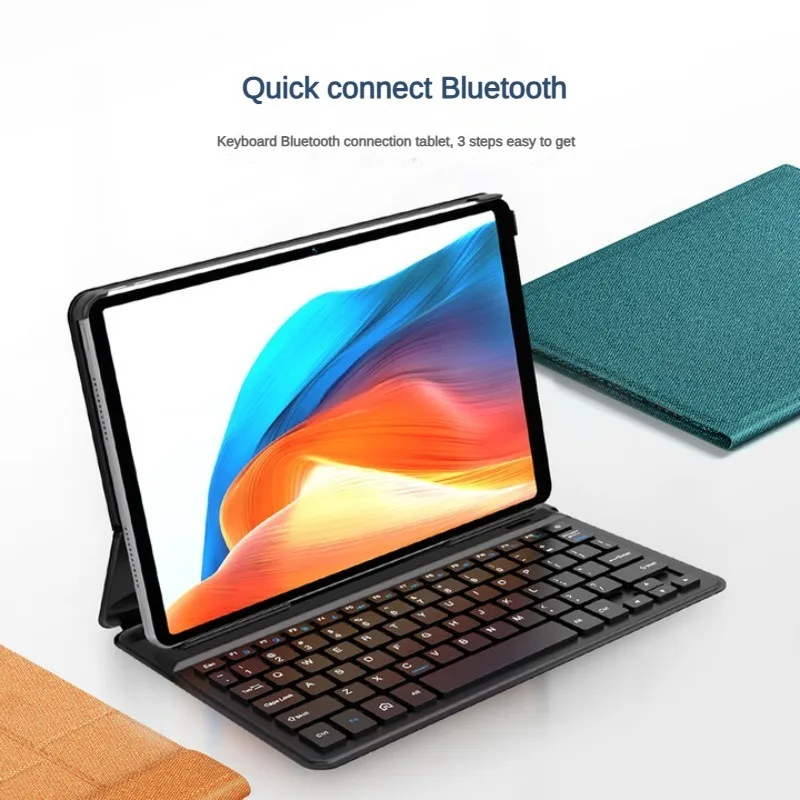

Bluetooth-клавиатура Coostart совместима с Lenovo Xiaoxin Pad 2024, защитным чехлом для клавиатуры Zhaoyang K10.