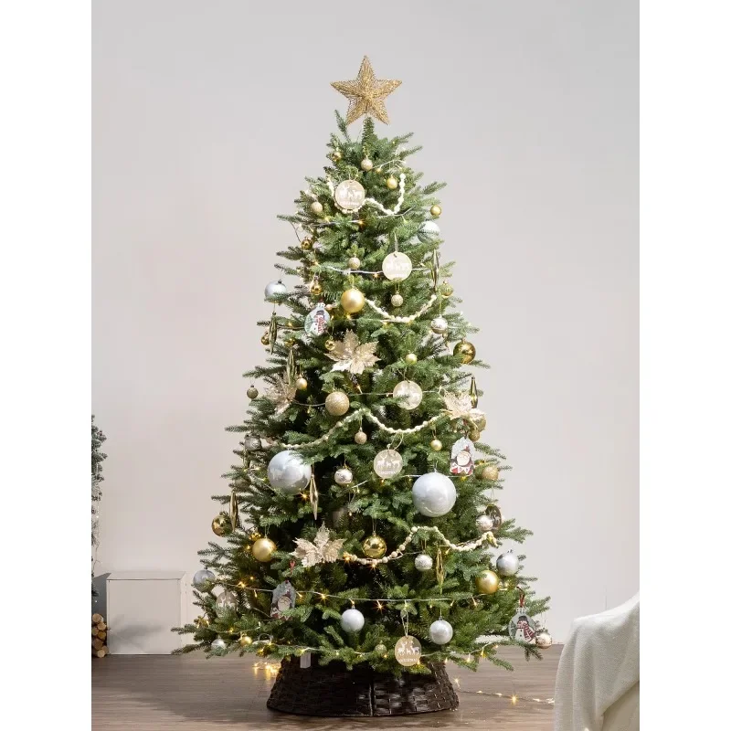 

Deluxe Pe Christmas Tree 2024 New 1.5m/1.8m Package Encrypted Spruce Large Christmas DIY Ornament