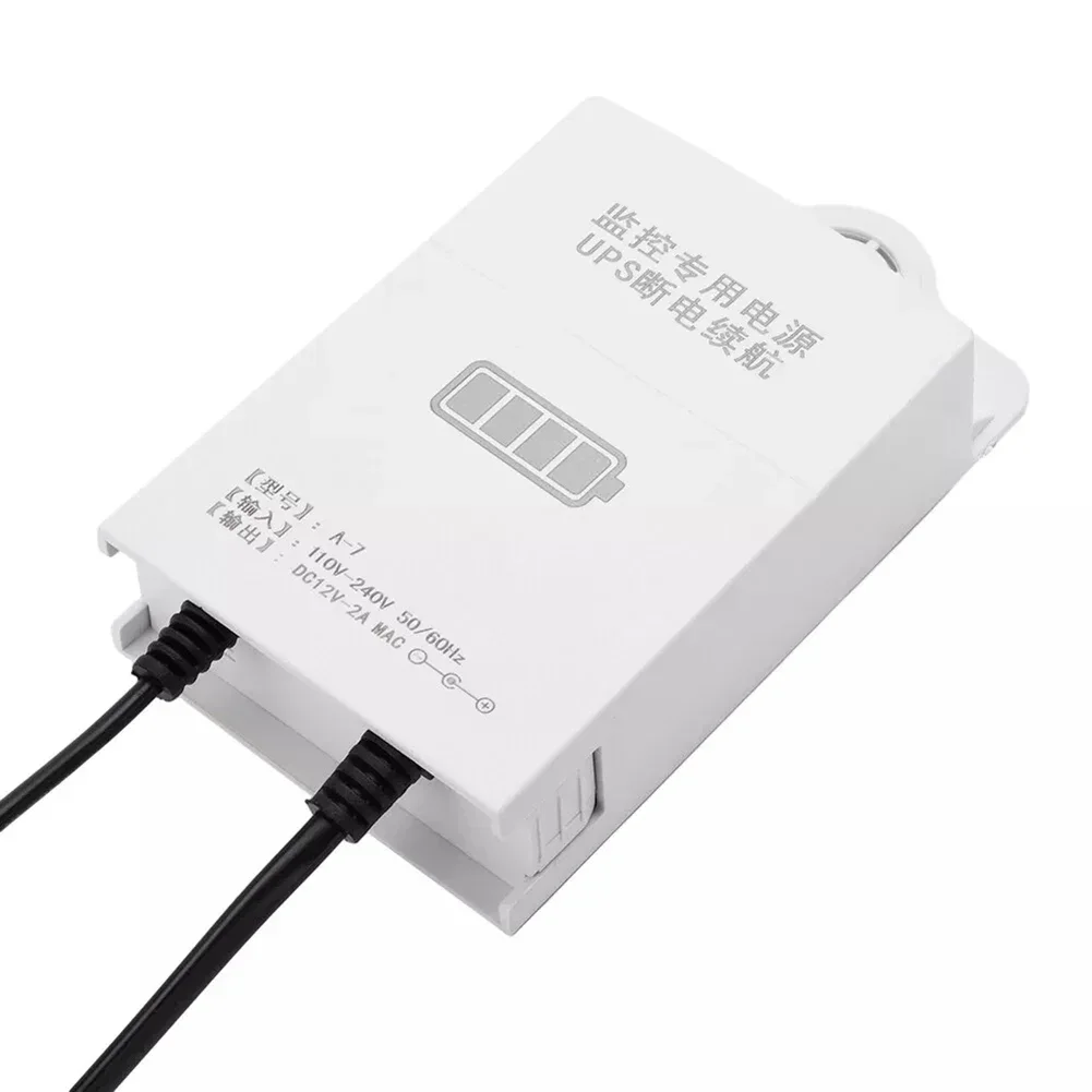 12V Monitoring UPS Uninterruptible Power Supply Mini UPS Battery Monitoring Outdoor Voltage Regulator EU Adapter