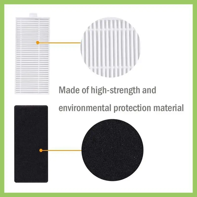 

Hepa Filter Roll Brush Primary Filter Mop For Ecovacs Deebot N79S N79 For CONGA EXCELLENCE 990 Brush Cover A