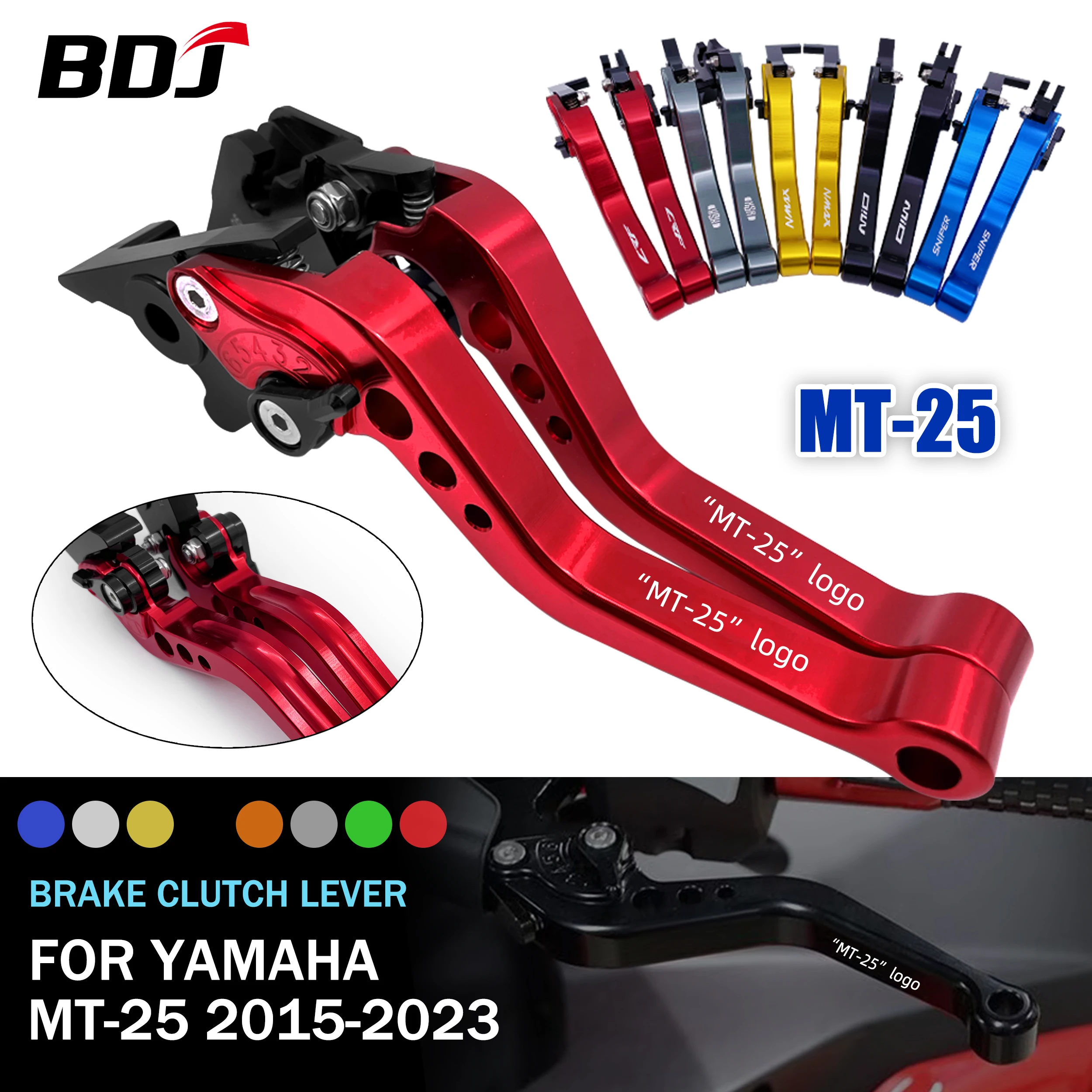 BDJ MT-25 2023 Brake Clutch Lever Motorcycle Lever Clutch Lever Brake Lever For YAMAHA MT25 2015-2023 Brake Lever MT 25 2022