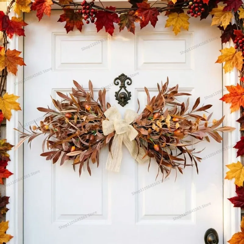 For Autumn Olive Horizontal Garland Home Decoration Outdoor Decoration Wall Decoration Door Hanging Field
