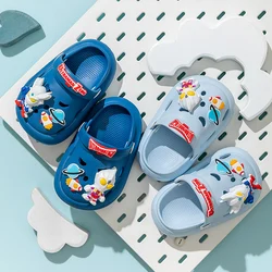 Ultraman  Children's Slippers Cartoon Boys' Summer Home Shoes Boys Sandals Waterproof Anti-slip Kids Garden Shoes Ultraman Tiga