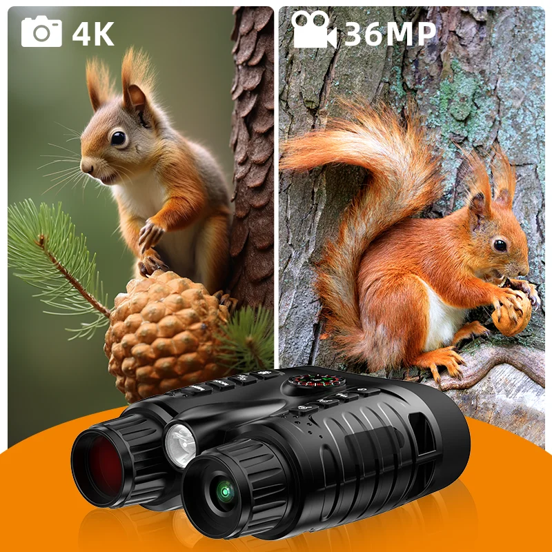 กล้องส่องทางไกลอินฟราเรดสำหรับ - Digital Night Vision Binoculars 4K บทวิจารณ์และราคา