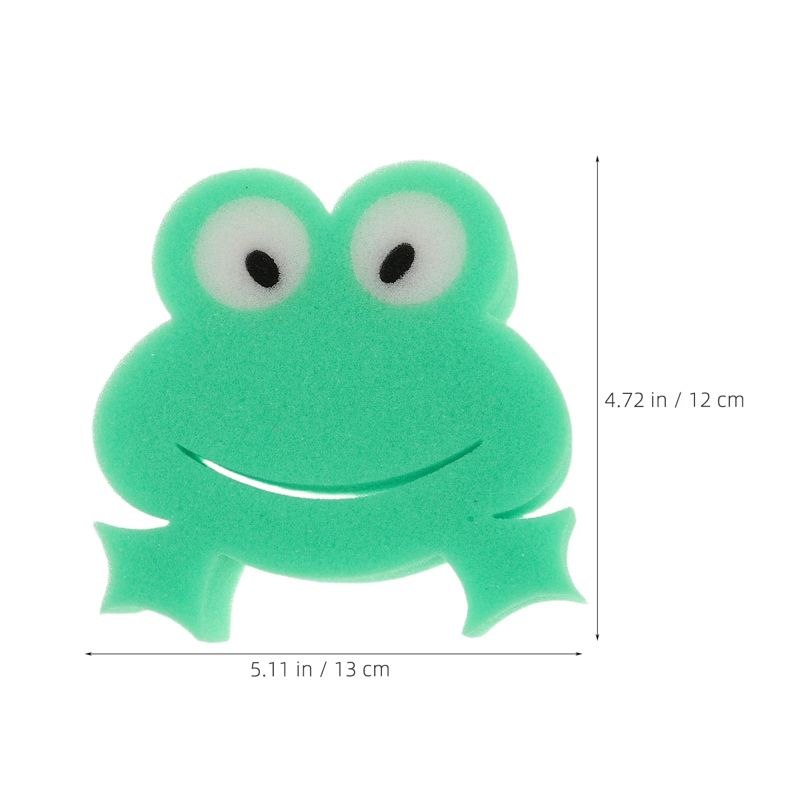 4Pcs Toddler Bath Sponge Baby Soft Gentle Exfoliating Shower Scrubber Creative Frog Shape Animal Bath Essential