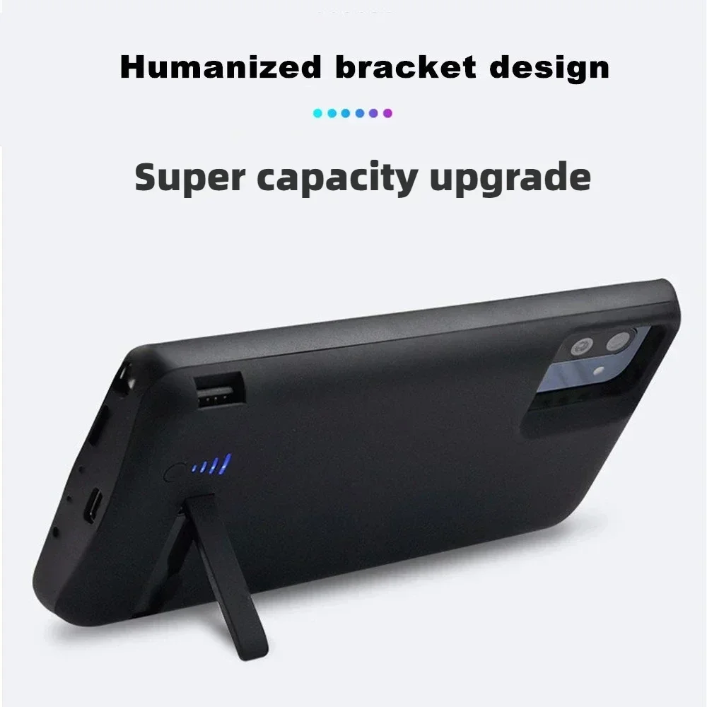 Imagem -03 - Shockproof Silicone Carregador de Bateria Slim Power Bank para Samsung Galaxy S10 S10e Plus 20000mah