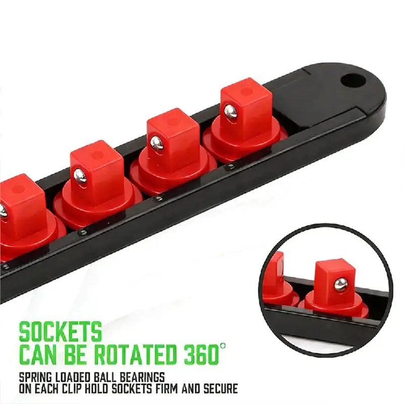 DT19-Plastic Socket Organizer 360° Rotation 1/4