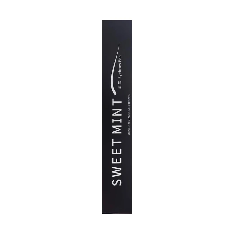 Crayon à sourcils gris marron rotatif, étanche, sans floraison, lisse, longue durée, pas facile à tacher, chaque sourcil est distinct, 1 pièce