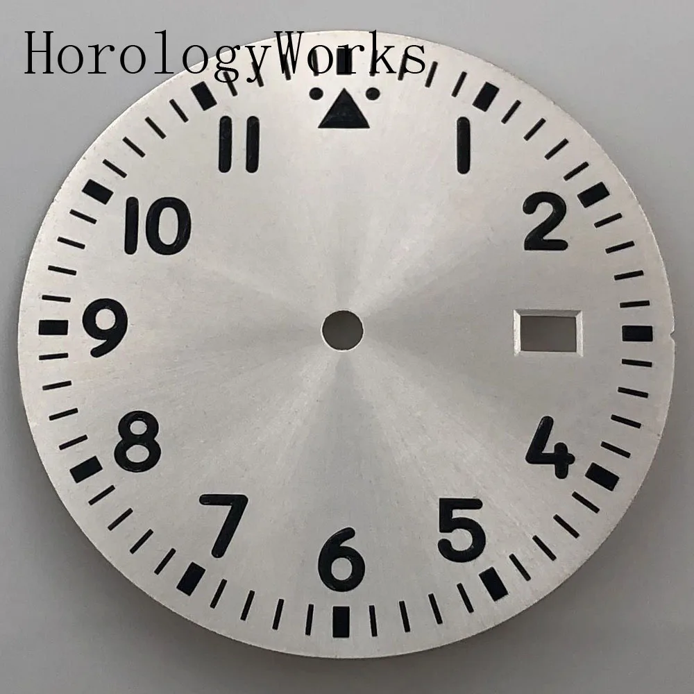 أجزاء ساعة مضيئة بقرص معقم 34 مم تناسب الحركة الميكانيكية الأوتوماتيكية NH35/NH36