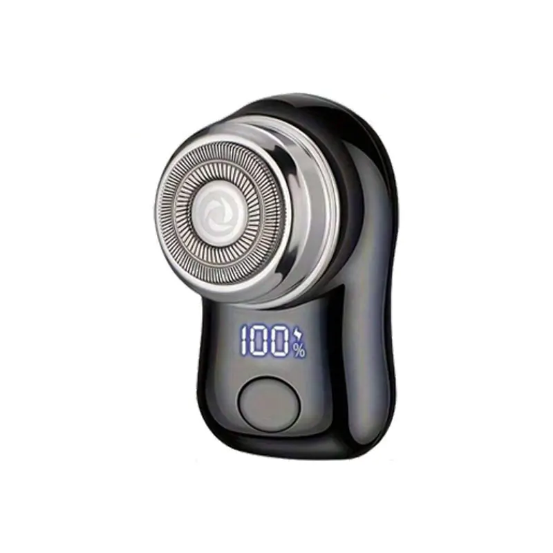 Rechargeable Electric Shaver For Men, Digital Display, Compact & Portable, Suitable For Business Travel And Men's Holiday Gift ，Cordless Detachable Electric Shaver For Face，Cordless Rechargeable Foil  image 2