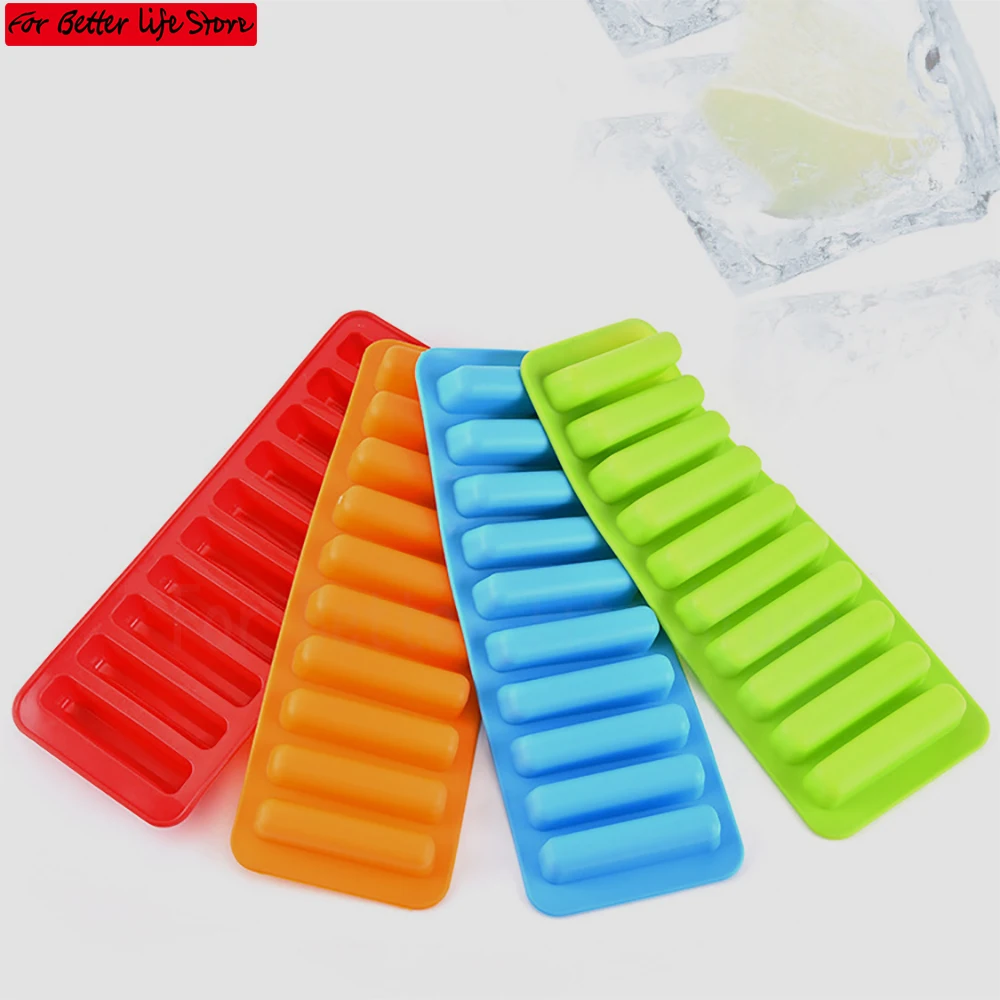 

1 piece 10 Hole Finger ice cube maker Cylinder Silicone tool Finger Muffin Cookies Ice Cream Chocolate Baking molde de silicona