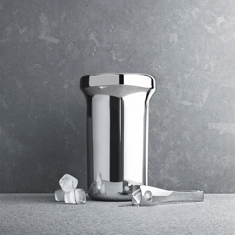 

Hotel simple style stainless steel double ice bucket champagne bucket wine set household commercial ice beer ice bucket