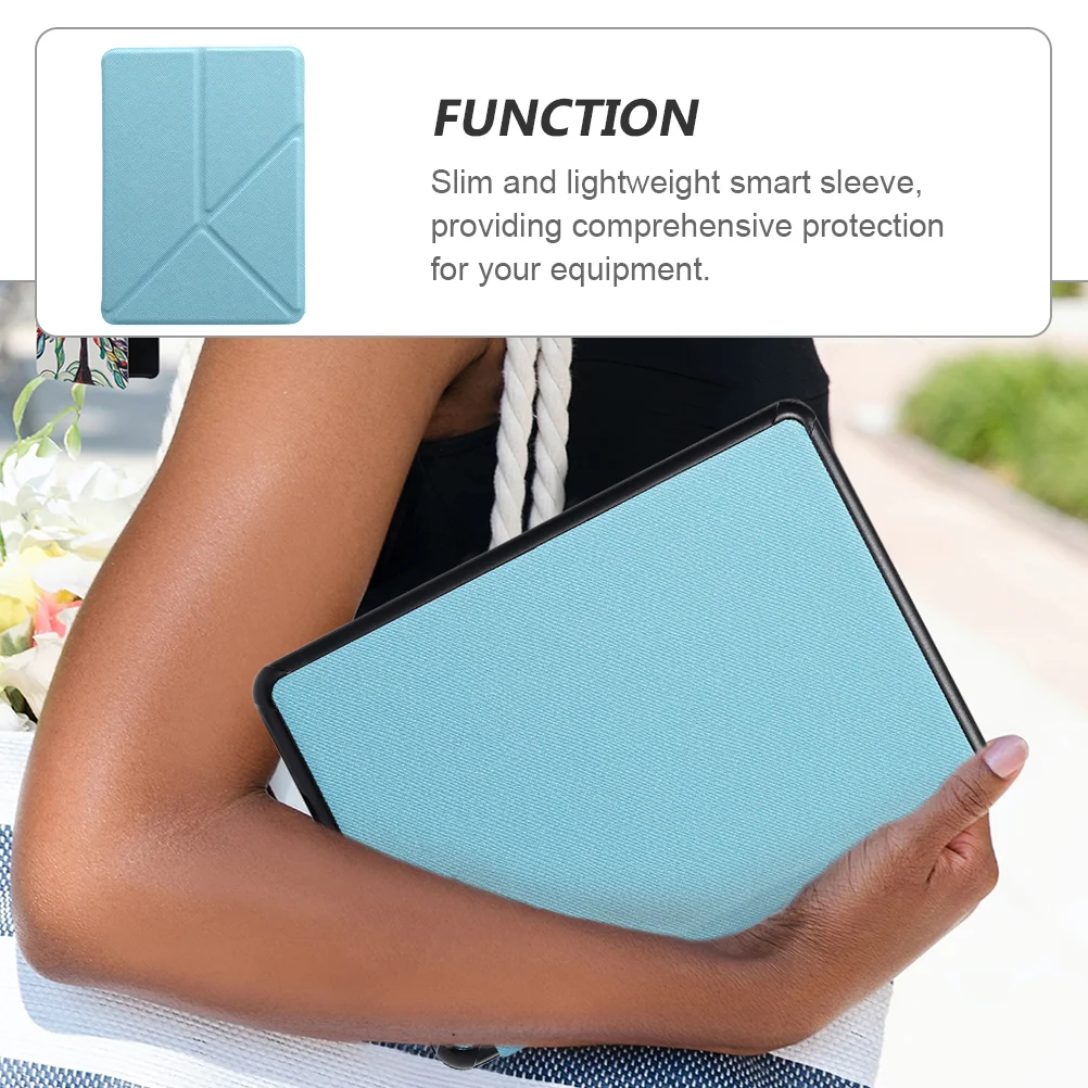 Étui pratique pour liseuse électronique, protection détachable, à motifs, réveil automatique pour livre électronique, pliable en microfibre