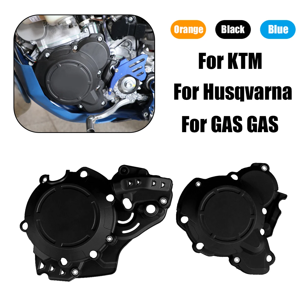 Motorcycle Ignition Guard Cover Clutch Protector For KTM EXC SX XC XCW 250 300 TPI 2018-2022 For Husqvarna TC250 TE250i TE300i
