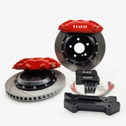KLAKLE F50 Black Caliper Brake System 330*32MM Brake Disc For Skoda Octavia 2015 17 Inches Front Wheel