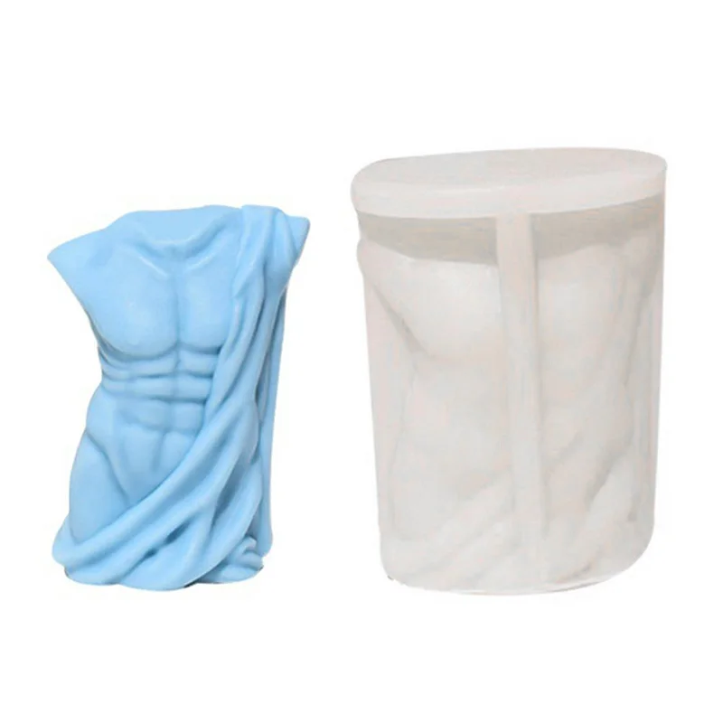 1 Piece, Men\'s and Women\'s Body Mold, Gypsum Aromatherapy Handmade Candle Dropper Silicone Decorative Mold