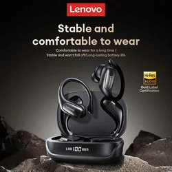 Lenovo EA305 Wireless Bluetooth 5.4 Earphones HIFI Stereo Sound Waterproof Sport Headphones Noise Cancelling Gaming Headset XT80