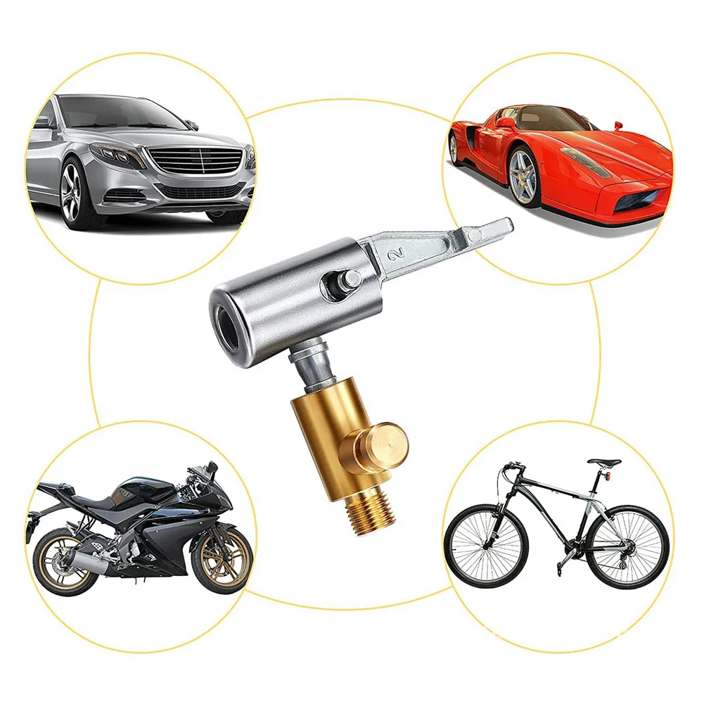 Tire Chuck Valve Clip Air Tools Wheel Connector Inflator Pump Truck Tyre 1* Tire Brass Car For Trucks Tire Chuck