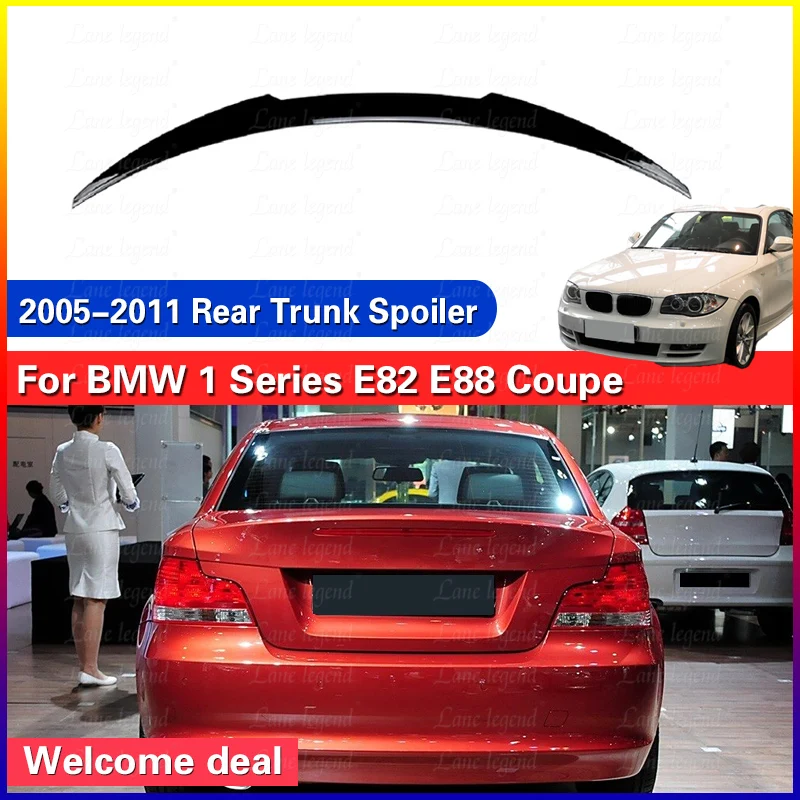 Rear Trunk Spoiler Wing For BMW 1 Series E82 E88 Coupe 118i 128i 135i 2005-2011 Car Rear Roof Spoiler Tail Wing Body Kit