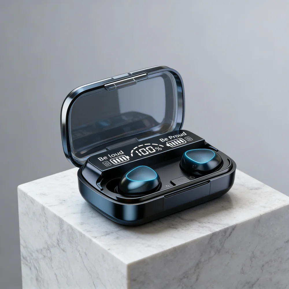 Tws fones de ouvido bluetooth sem fio esportes estéreo com cancelamento ruído microfone alto-falante caixa de som gamer