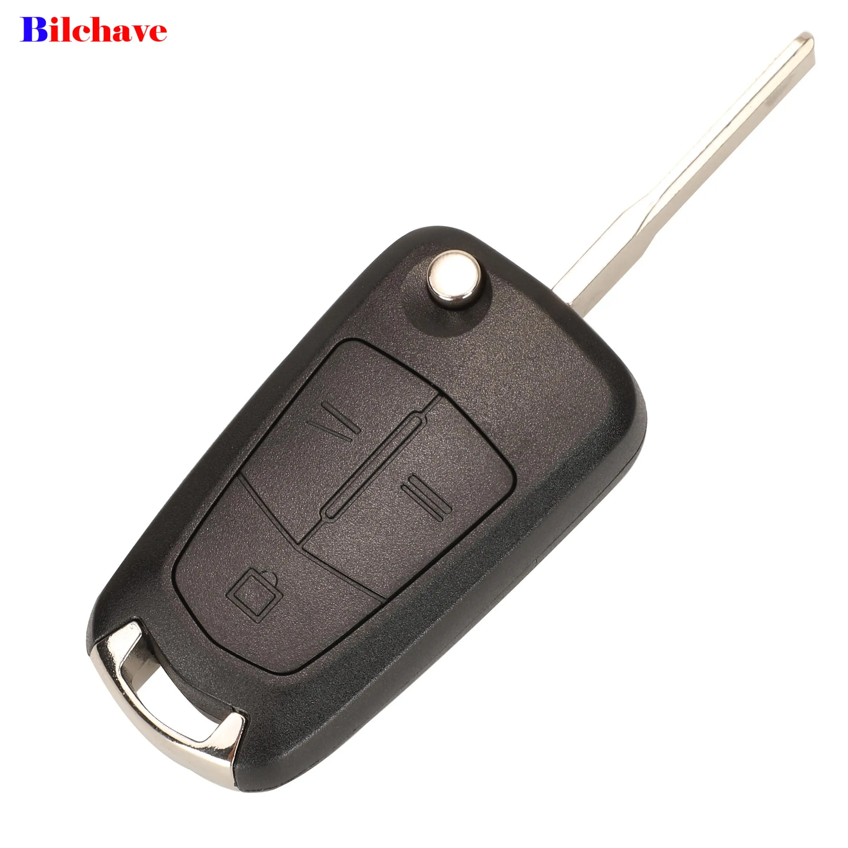 jingyuqin 3 Buttons For Opel Vectra C Signium 2005-2008 Fob 433Mhz ID46 PCF7946 Chip Smart Remote Car Key HU43 Blade Replacement