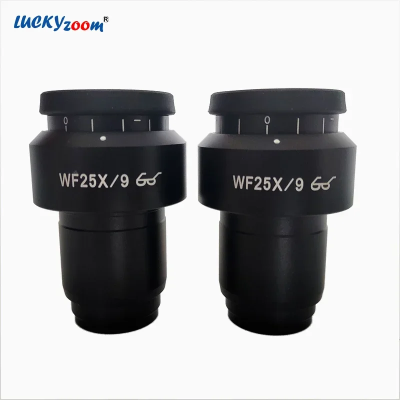 

Adjustable WF25X Microscope Eyepiece Lens For Binocular Trinocular Stereo Microscope Widefield 30MM Thread Ocular Microscopio