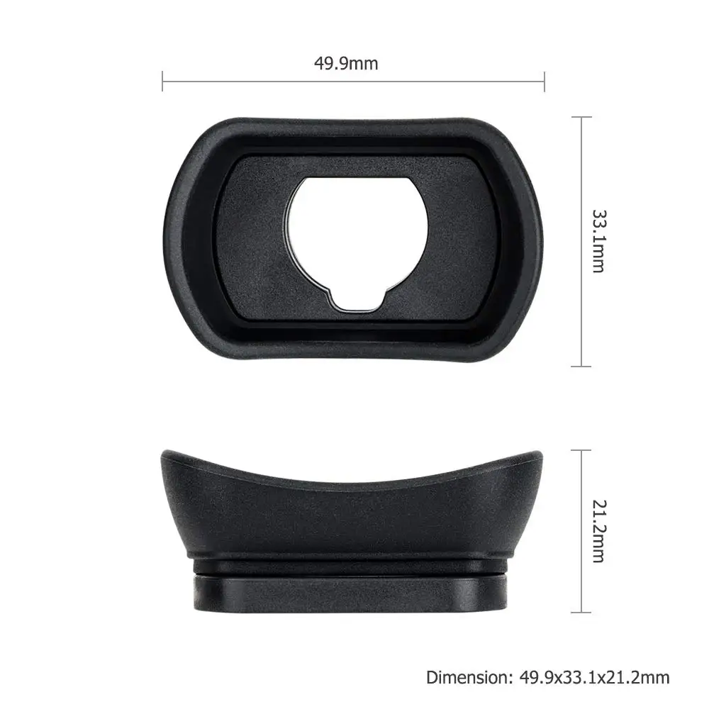 EC-XT L M S Eyepiece Eyecup Viewfinder Eye Cup for Fuji Fujifilm X-T4 X-T3 X-T2 X-T1 XT4 XT3 XT2 XT1 X-H1 XH1 GFX100 GFX 50S